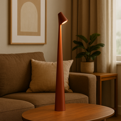 Moderne LED Tischlampe – Minimalistische Design Lampe für Wohnzimmer & Schlafzimmer – Stilvolle Innenbeleuchtung in 4 Farben