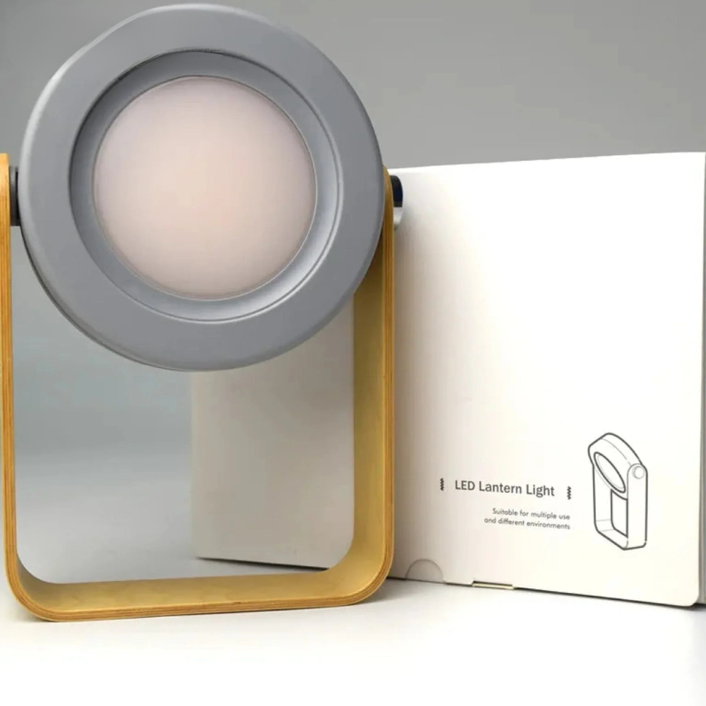 Tragbare LED Design Lampe – dimmbar, warmweiß, faltbares Nachtlicht & Akku – Tischlampe für Wohnzimmer & Schlafzimmer