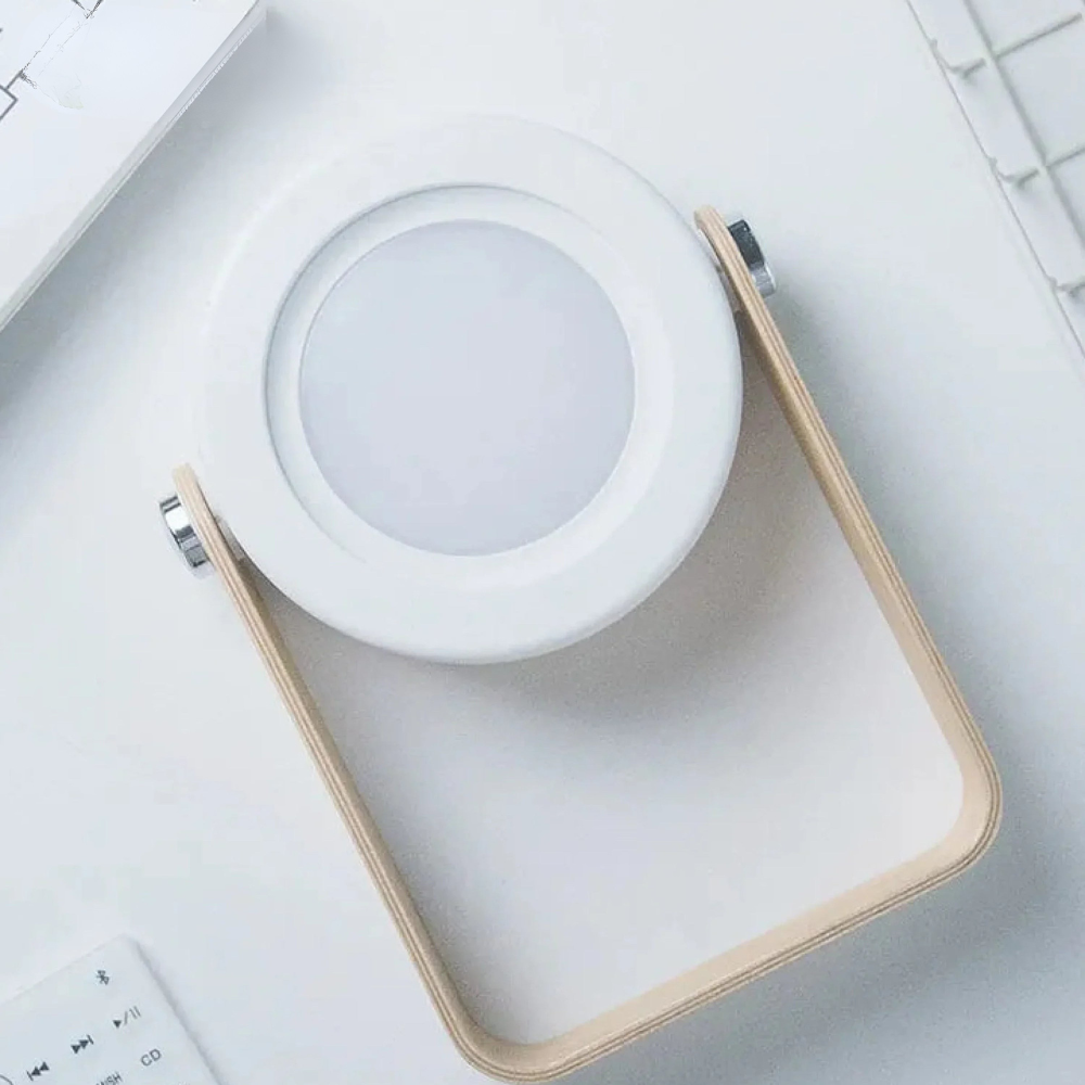 Tragbare LED Design Lampe – dimmbar, warmweiß, faltbares Nachtlicht & Akku – Tischlampe für Wohnzimmer & Schlafzimmer