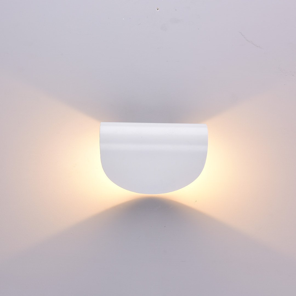 LED Wandlampe Up & Down – moderne Wandleuchte Innen in Schwarz/Weiß, warmweiß, minimalistisch, Wandbeleuchtung für Wohnzimmer, Flur & Schlafzimmer