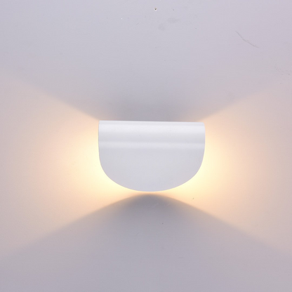 LED Wandlampe Up & Down – moderne Wandleuchte Innen in Schwarz/Weiß, warmweiß, minimalistisch, Wandbeleuchtung für Wohnzimmer, Flur & Schlafzimmer