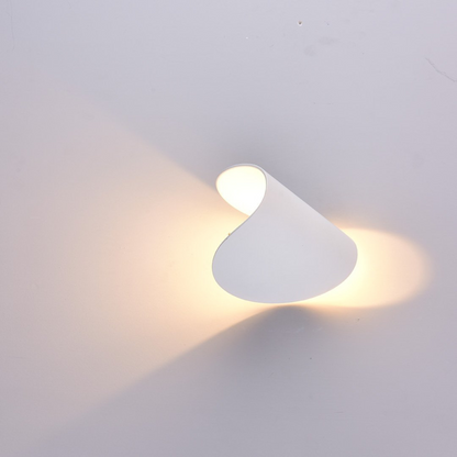 LED Wandlampe Up & Down – moderne Wandleuchte Innen in Schwarz/Weiß, warmweiß, minimalistisch, Wandbeleuchtung für Wohnzimmer, Flur & Schlafzimmer