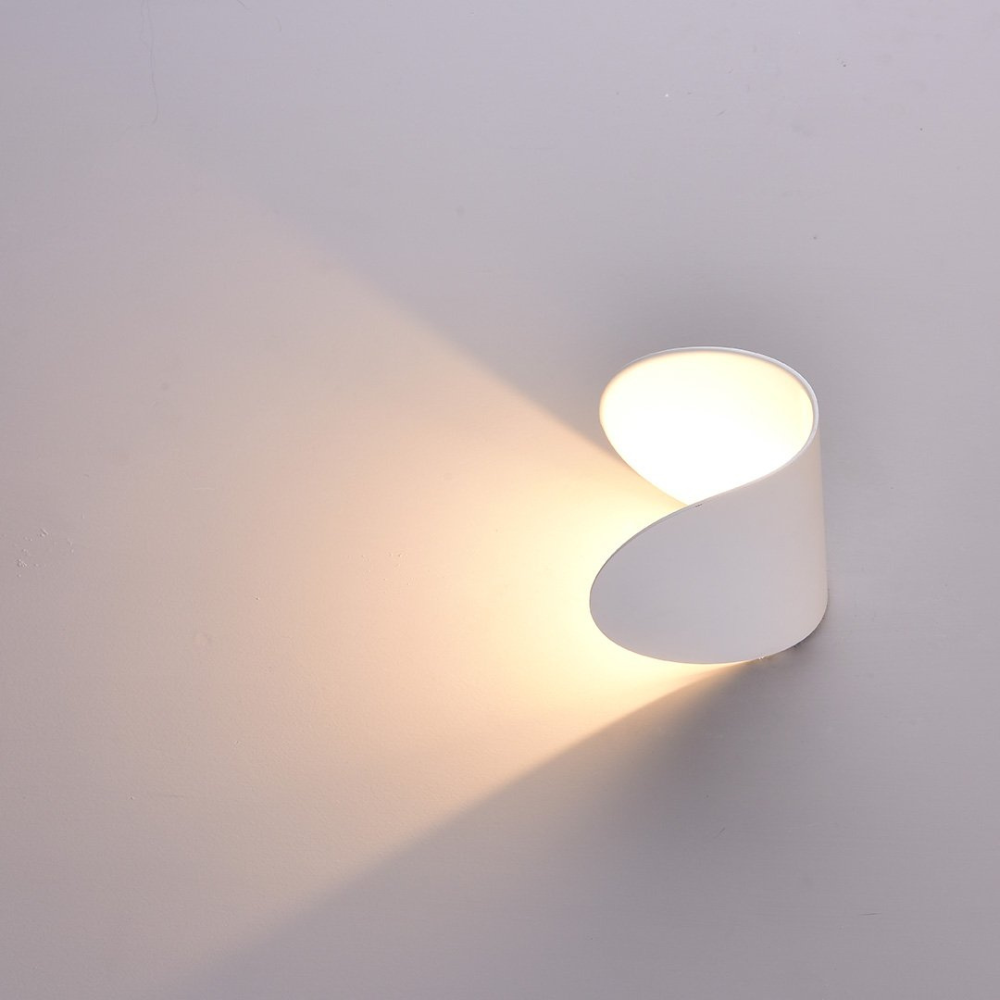 LED Wandlampe Up & Down – moderne Wandleuchte Innen in Schwarz/Weiß, warmweiß, minimalistisch, Wandbeleuchtung für Wohnzimmer, Flur & Schlafzimmer