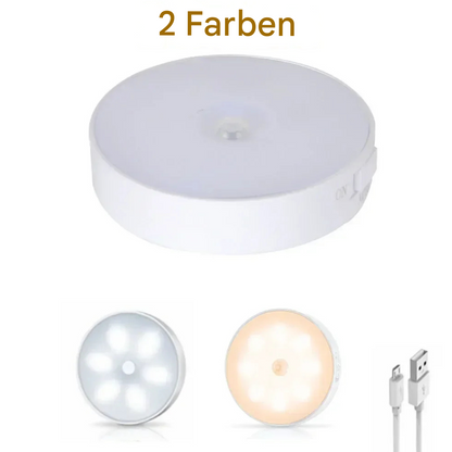Kabellose LED Deckenleuchte mit Fernbedienung – dimmbar, wiederaufladbar & magnetisch – Innenbeleuchtung/Nachtlicht