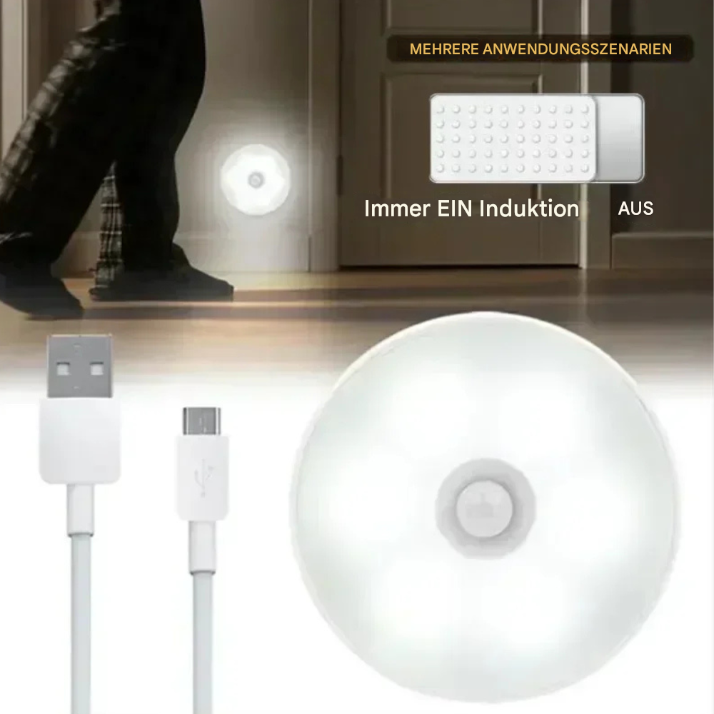 Kabellose LED Deckenleuchte mit Fernbedienung – dimmbar, wiederaufladbar & magnetisch – Innenbeleuchtung/Nachtlicht
