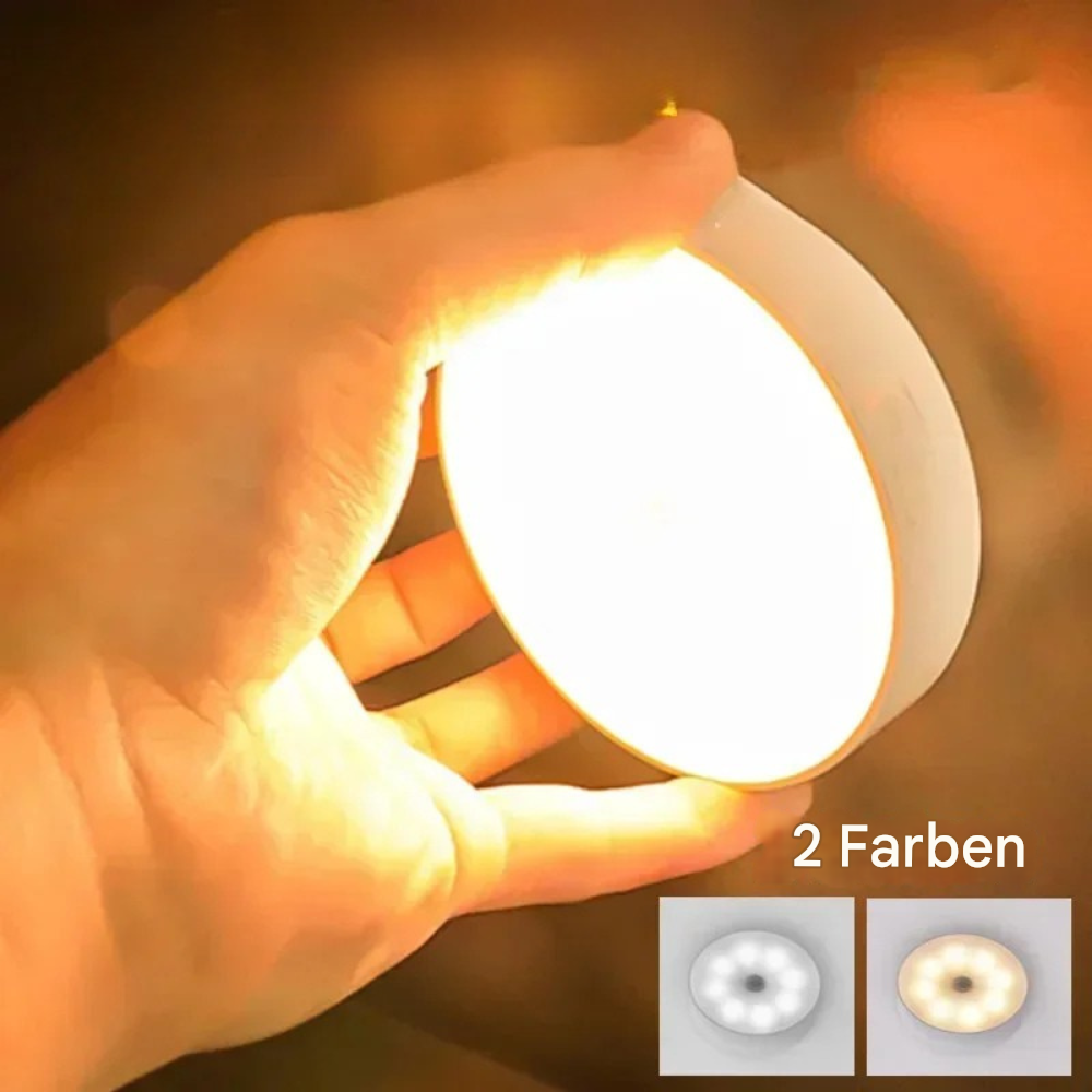 Kabellose LED Deckenleuchte mit Fernbedienung – dimmbar, wiederaufladbar & magnetisch – Innenbeleuchtung/Nachtlicht