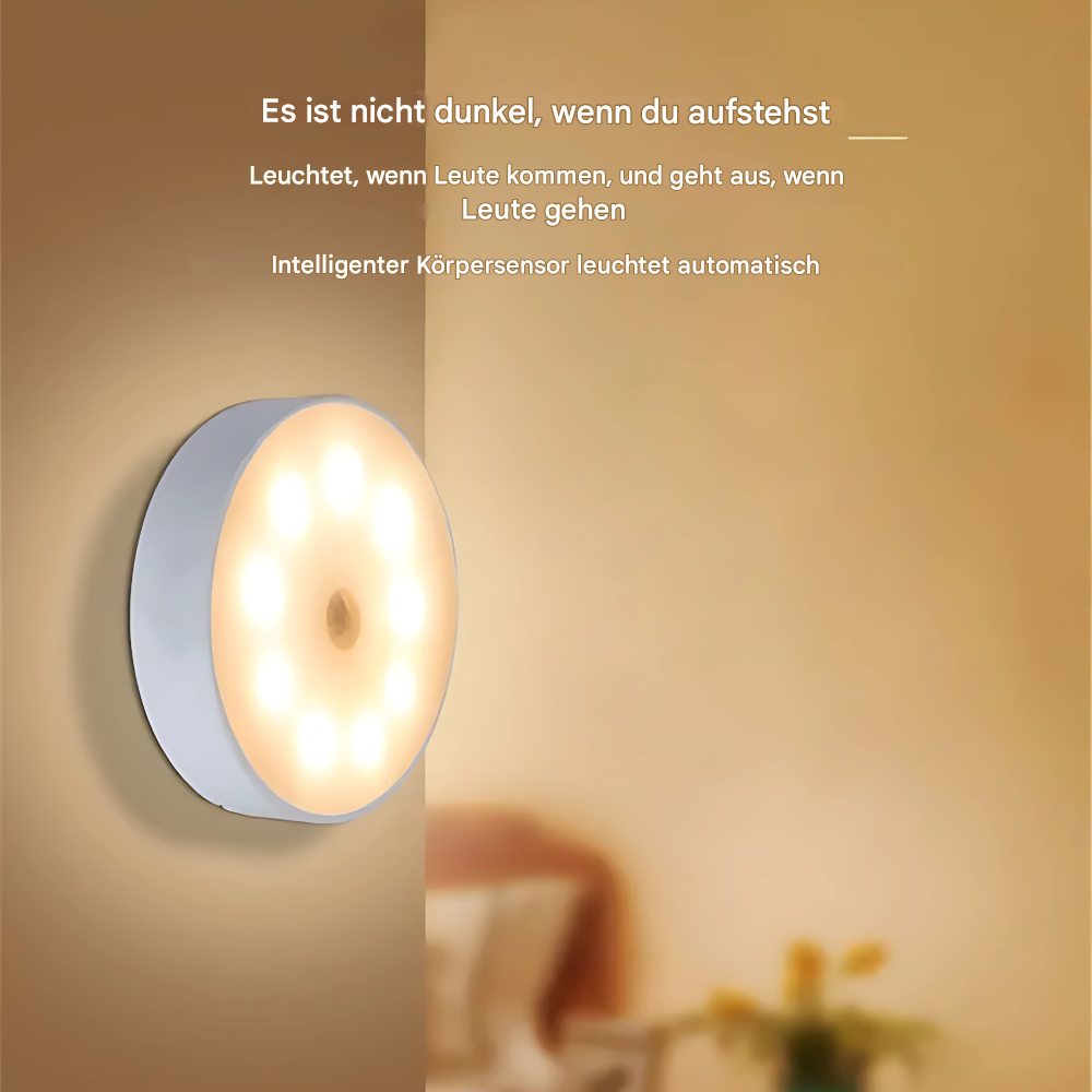 Kabellose LED Deckenleuchte mit Fernbedienung – dimmbar, wiederaufladbar & magnetisch – Innenbeleuchtung/Nachtlicht