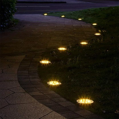 Solar Bodenleuchte LED – Outdoor Gartenbeleuchtung – Wasserdicht Bodenspot – Solar Wegeleuchte für Terrasse/Beet/Weg – Warmweiß & Kaltweiß