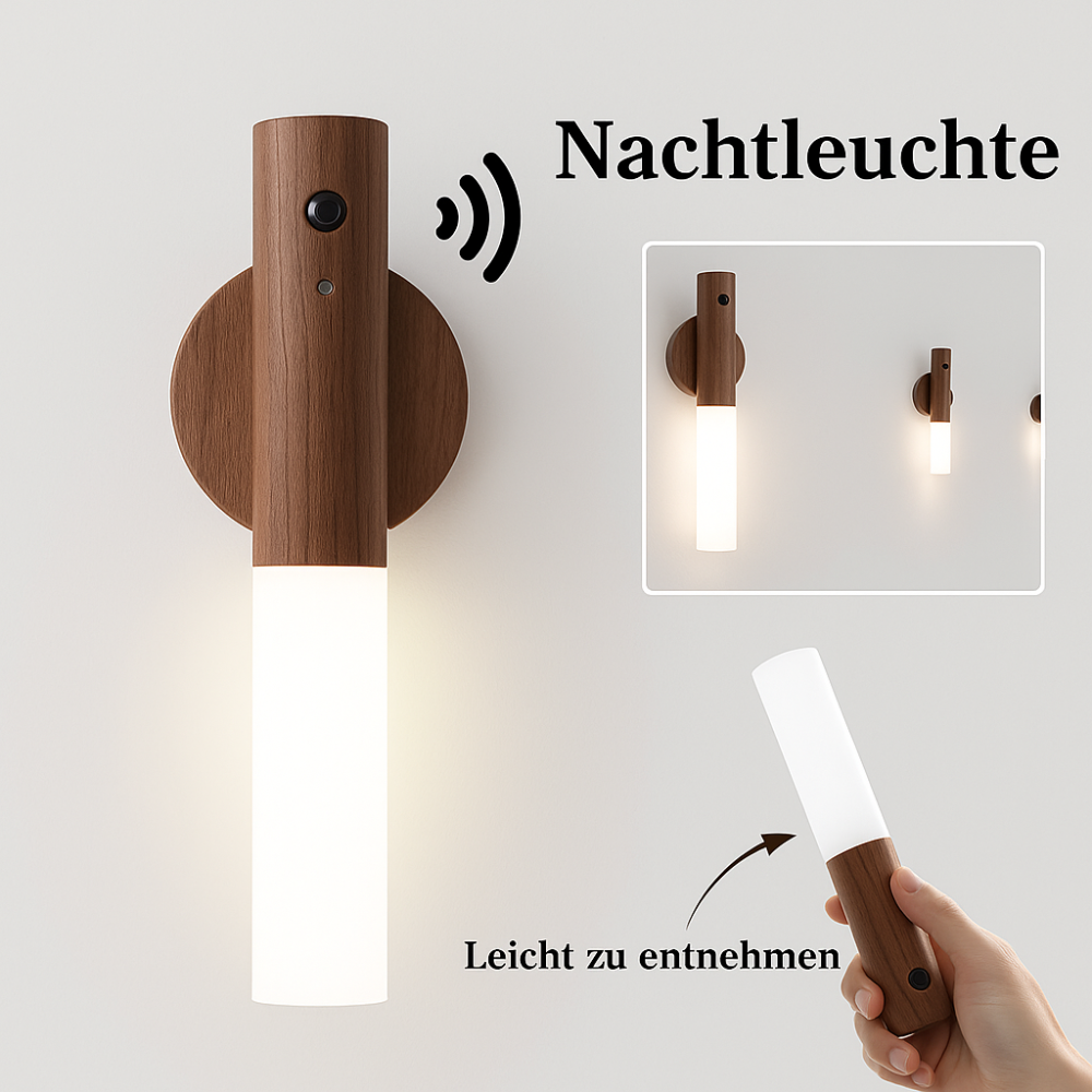 Kabellose LED-Lampe – Multifunktionale Wand- & Handlampe für Kleiderschrank, Treppe, Geländer & Mobilen Einsatz
