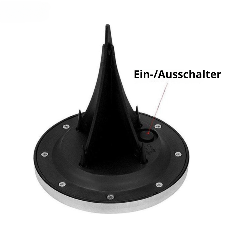 Solar Bodenleuchte LED – Outdoor Gartenbeleuchtung – Wasserdicht Bodenspot – Solar Wegeleuchte für Terrasse/Beet/Weg – Warmweiß & Kaltweiß
