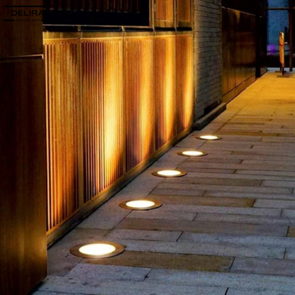Solar Bodenleuchte LED – Outdoor Gartenbeleuchtung – Wasserdicht Bodenspot – Solar Wegeleuchte für Terrasse/Beet/Weg – Warmweiß & Kaltweiß