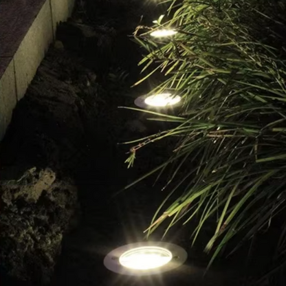 Solar Bodenleuchte LED – Outdoor Gartenbeleuchtung – Wasserdicht Bodenspot – Solar Wegeleuchte für Terrasse/Beet/Weg – Warmweiß & Kaltweiß