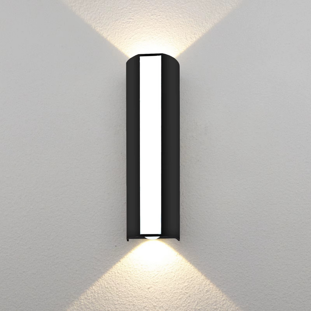 LED Außenwandleuchte Up & Down 10W IP66 – Moderne LED Wandlampe Außen Warmweiß/Kaltweiß – Wasserdichte Außenbeleuchtung für Haus & Garten