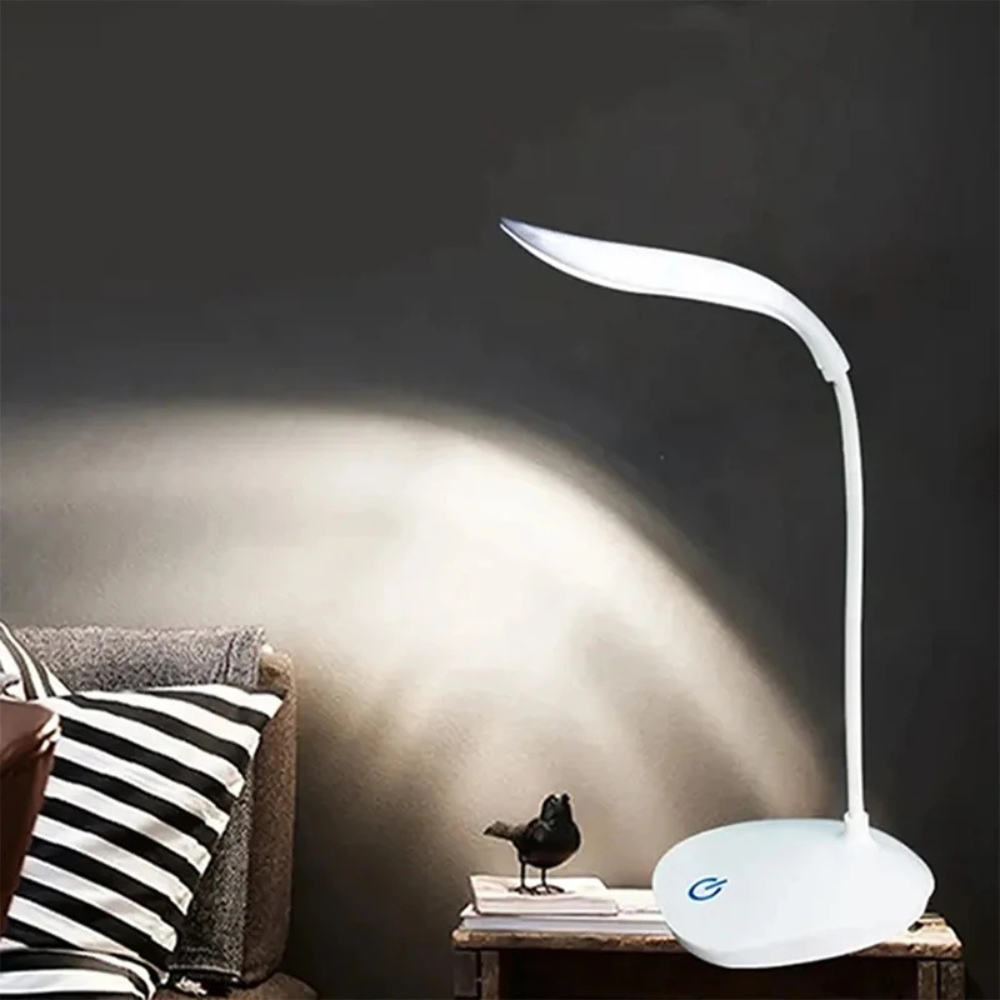LED Touch Tischlampe dimmbar – USB aufladbare Schreibtisch- & Leselampe mit Augenschutz