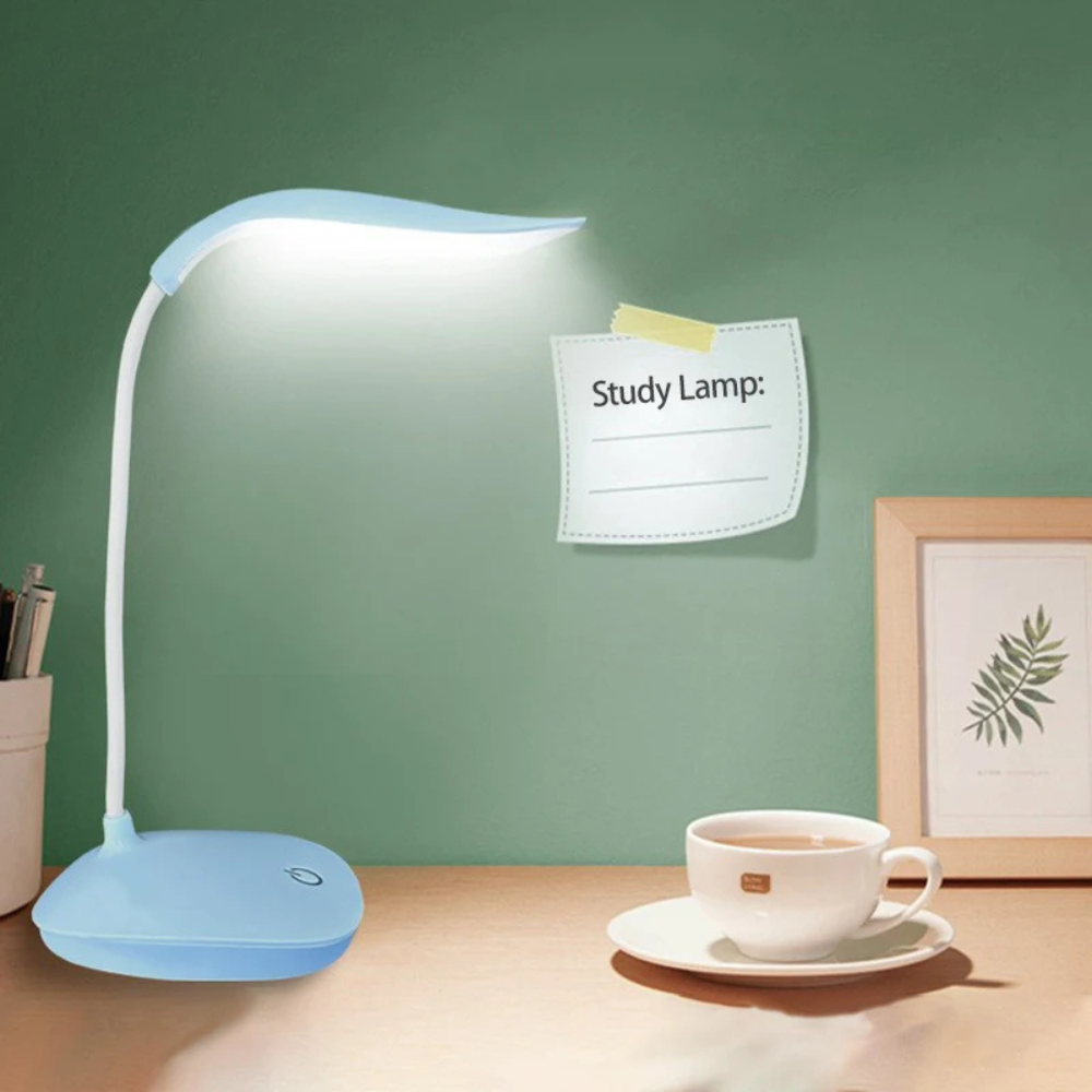 LED Touch Tischlampe dimmbar – USB aufladbare Schreibtisch- & Leselampe mit Augenschutz