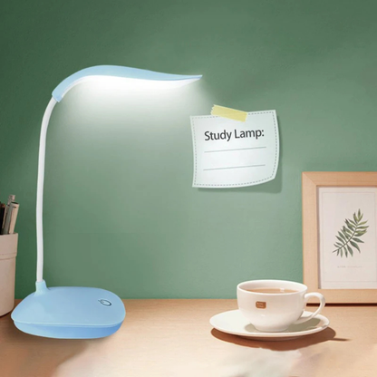LED Touch Tischlampe dimmbar – USB aufladbare Schreibtisch- & Leselampe mit Augenschutz