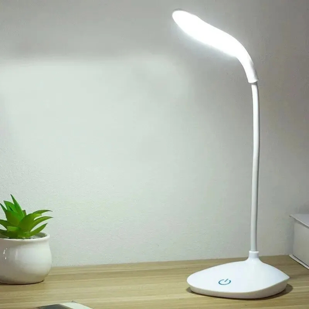 LED Touch Tischlampe dimmbar – USB aufladbare Schreibtisch- & Leselampe mit Augenschutz