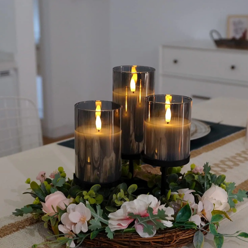 Flammlosen LED Kerzen Set – Realistische Flamme • Deko Stimmungslicht • 3 Varianten erhältlich