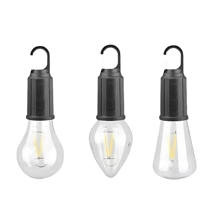 LED Campinglampe T01 – Warmweiß, tragbar & wiederaufladbar | Outdoor Zeltlampe für Camping, Garten & Notfälle