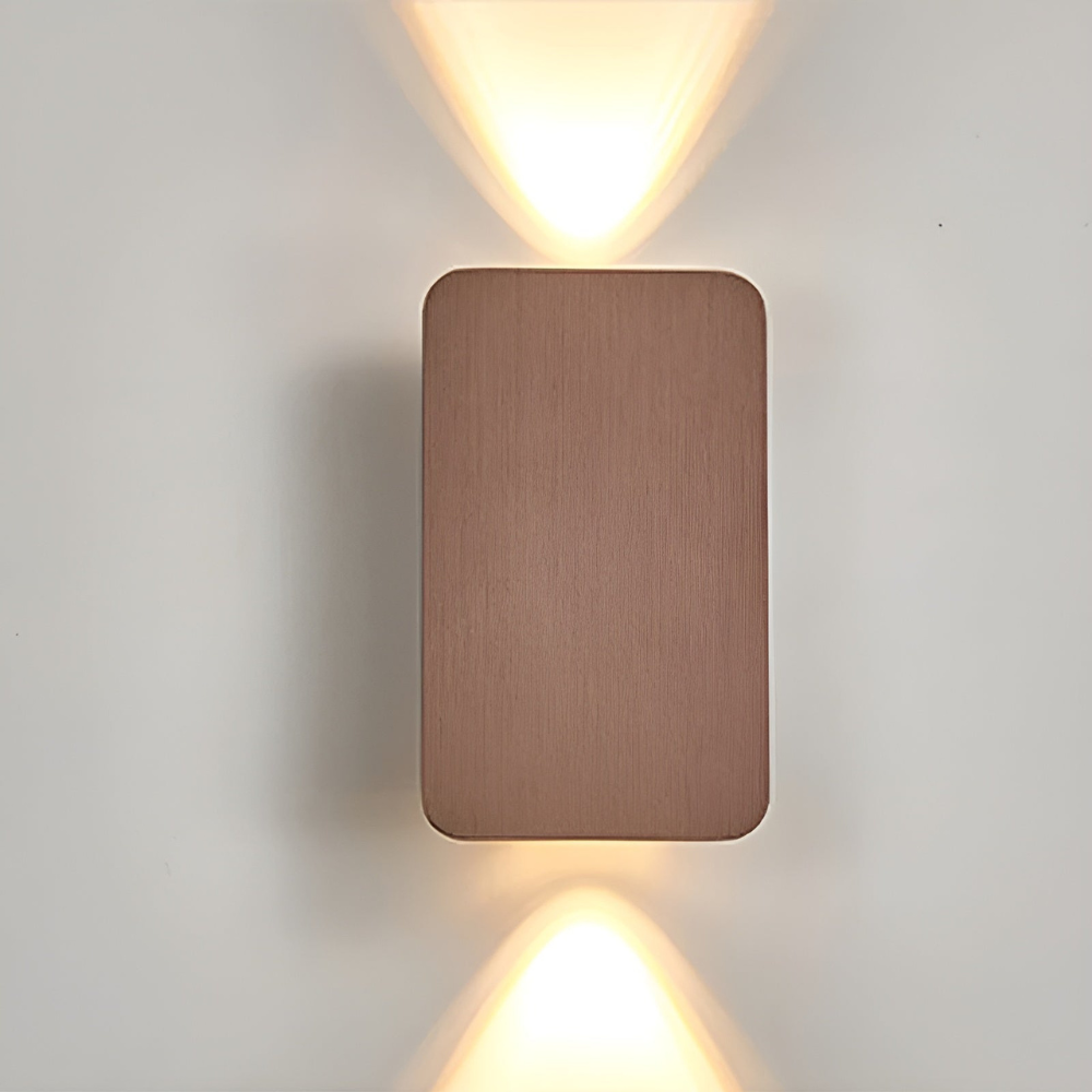 LED Wandleuchte Up Down – Moderne Aluminium Wandlampe IP65 – 6W Warmweiß für Innen & Außen