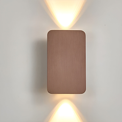LED Wandleuchte Up Down – Moderne Aluminium Wandlampe IP65 – 6W Warmweiß für Innen & Außen