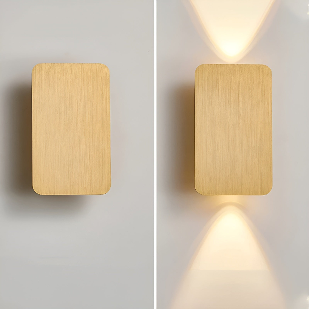 LED Wandleuchte Up Down – Moderne Aluminium Wandlampe IP65 – 6W Warmweiß für Innen & Außen
