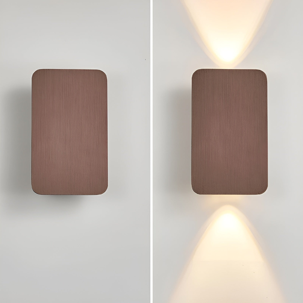 LED Wandleuchte Up Down – Moderne Aluminium Wandlampe IP65 – 6W Warmweiß für Innen & Außen