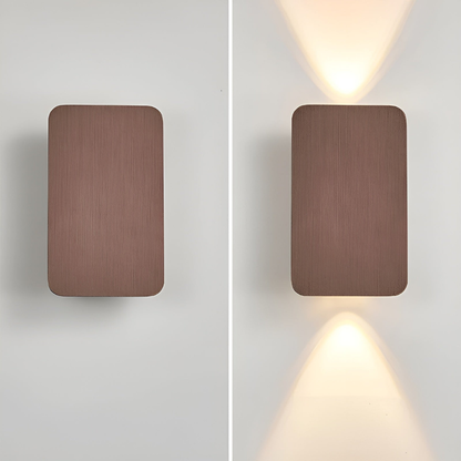 LED Wandleuchte Up Down – Moderne Aluminium Wandlampe IP65 – 6W Warmweiß für Innen & Außen