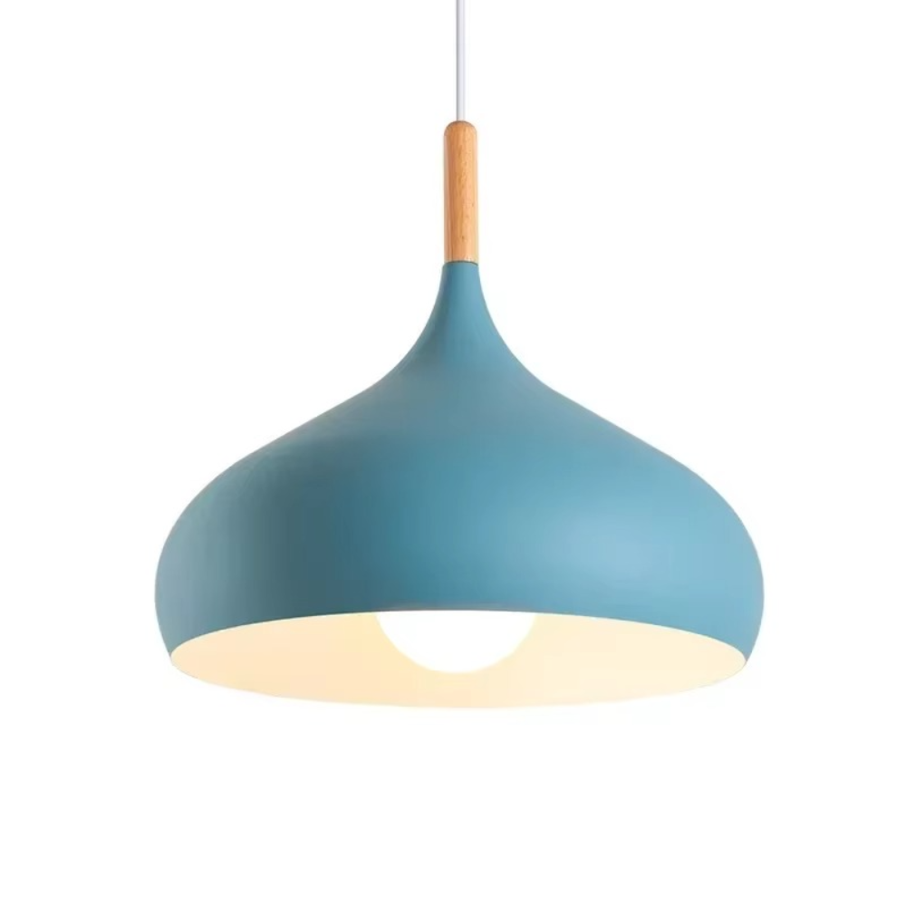 Nordische Pendelleuchte Ø24 cm – Moderne Design Hängelampe E27 für Restaurant, Café, Wohnzimmer & Esstisch