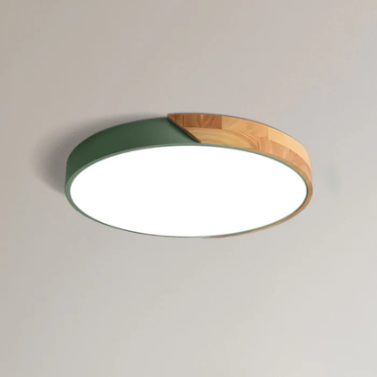 LED Deckenleuchte Holz – Moderne skandinavische Deckenlampe aus Holz & Acryl für Wohnzimmer & Schlafzimmer