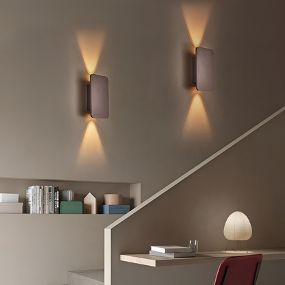 LED Wandleuchte Up Down – Moderne Aluminium Wandlampe IP65 – 6W Warmweiß für Innen & Außen