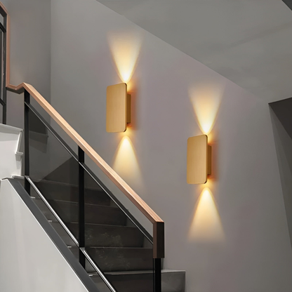 LED Wandleuchte Up Down – Moderne Aluminium Wandlampe IP65 – 6W Warmweiß für Innen & Außen