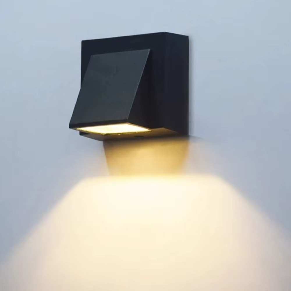 LED Außenwandleuchte IP65 – Wasserdichte Outdoor Wandlampe aus Aluminium, 5W LED, Modernes Design für Garten, Balkon & Terrasse