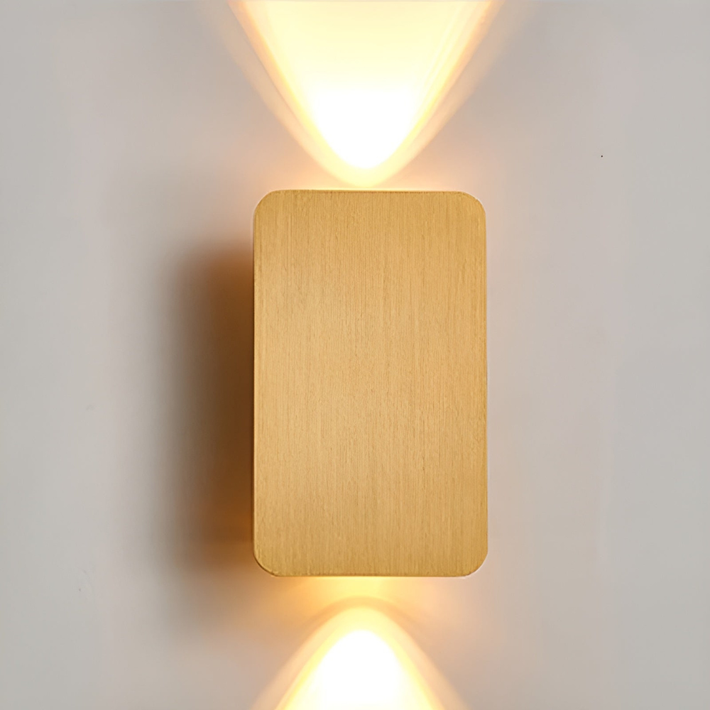LED Wandleuchte Up Down – Moderne Aluminium Wandlampe IP65 – 6W Warmweiß für Innen & Außen
