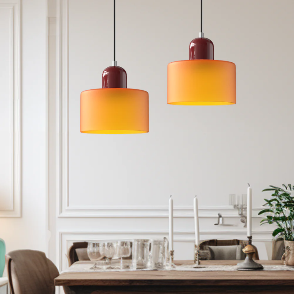Retro Pendelleuchte Lismeno – Stilvolle Retro-Design Hängeleuchte E27 für Wohnzimmer, Esszimmer & Küche