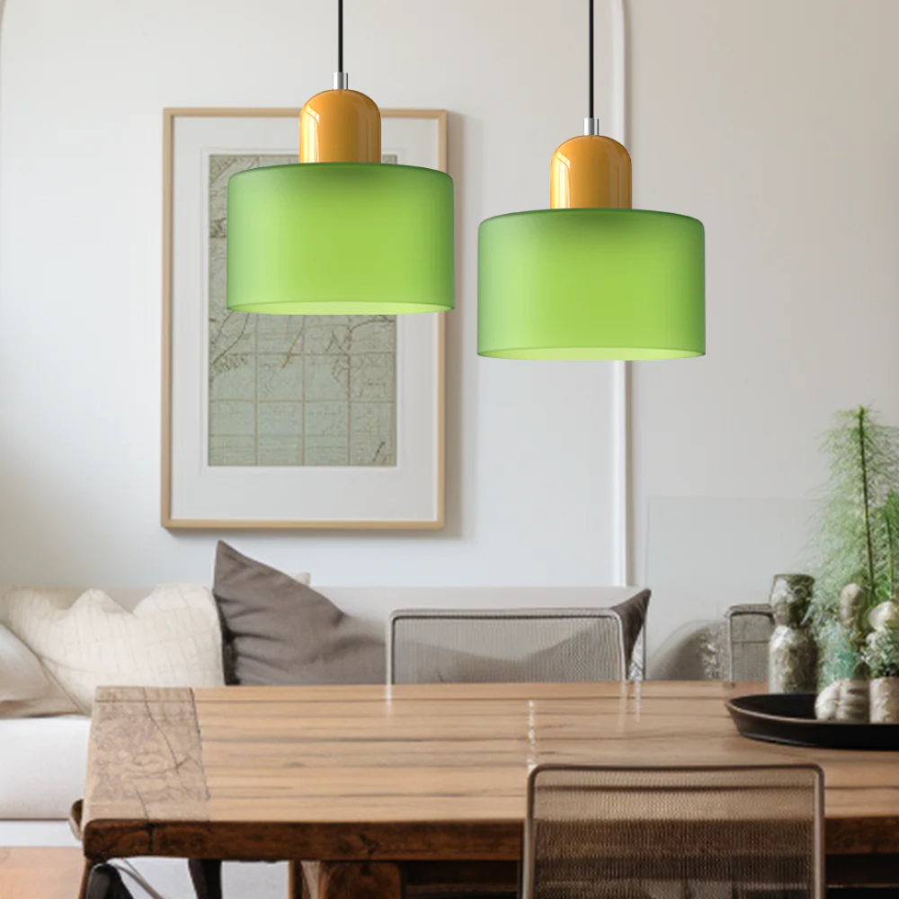 Retro Pendelleuchte Lismeno – Stilvolle Retro-Design Hängeleuchte E27 für Wohnzimmer, Esszimmer & Küche
