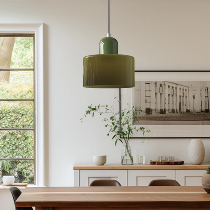 Retro Pendelleuchte Lismeno – Stilvolle Retro-Design Hängeleuchte E27 für Wohnzimmer, Esszimmer & Küche