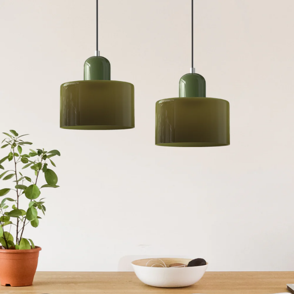 Retro Pendelleuchte Lismeno – Stilvolle Retro-Design Hängeleuchte E27 für Wohnzimmer, Esszimmer & Küche