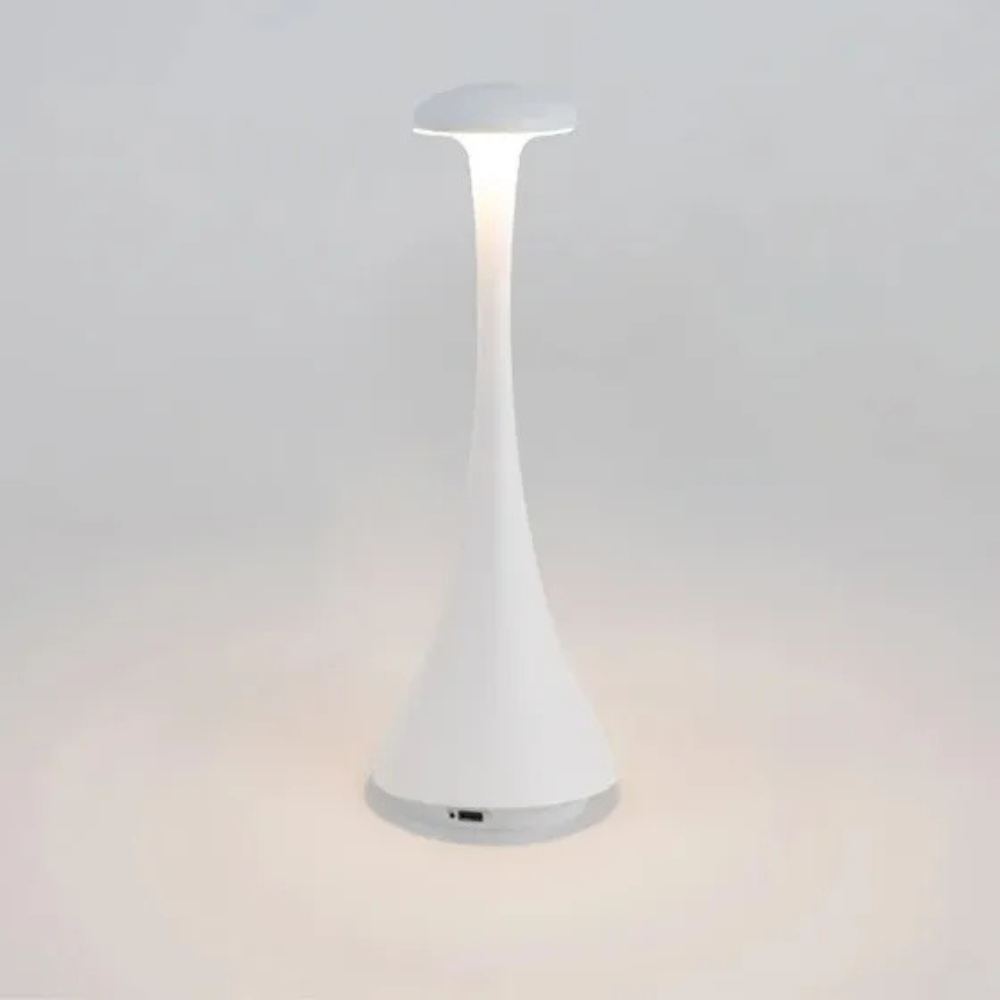 Kabellose LED Tischlampe dimmbar – Akku Tischleuchte USB wiederaufladbar, warmweiß 3000–6000K, IP54, moderne Design Tischlampe für Innen & Außen