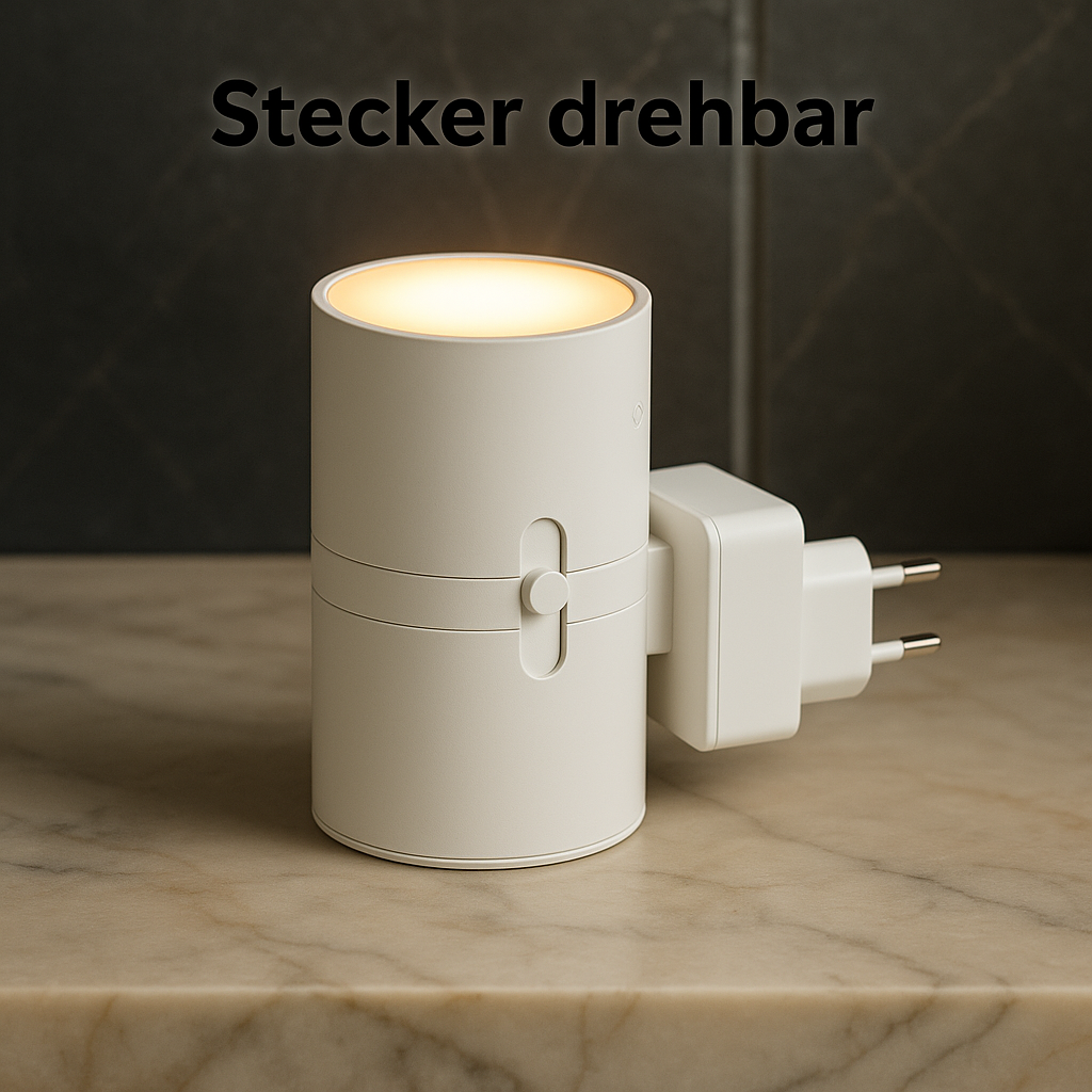LED Steckdosenlampe – modernes Nachtlicht & kompakte Design-Lampe für Schlafzimmer & Flur
