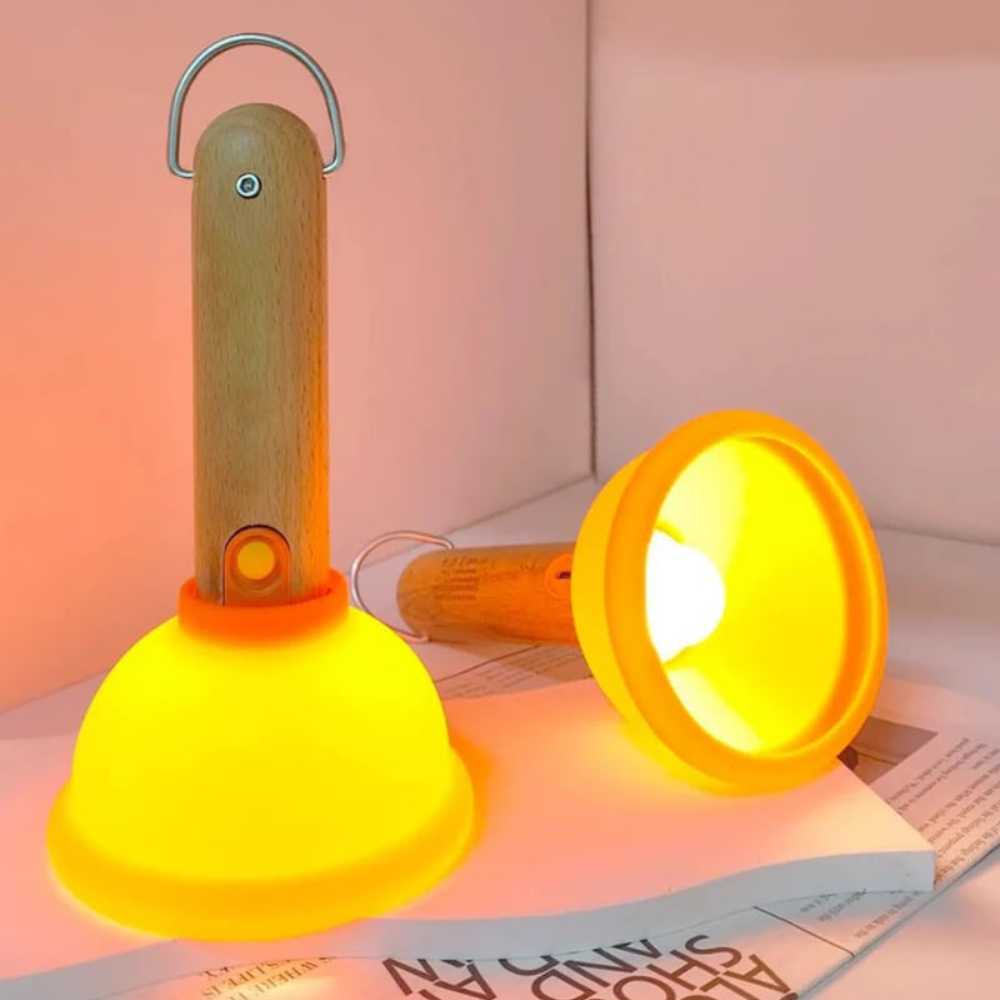 LED Nachtlicht aus lebensmittelechtem Silikon – Warmes Stimmungslicht & wiederaufladbare Tischlampe