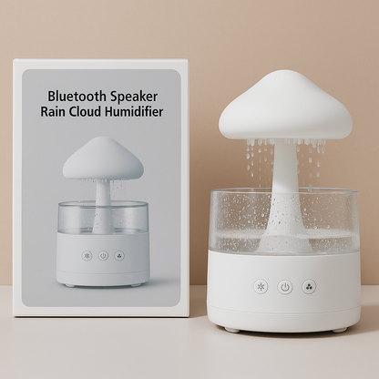 LED Luftbefeuchter & Aroma Diffuser – Leiser Ultraschall Raumbefeuchter mit Ambientelicht für Schlafzimmer & Wohnzimmer