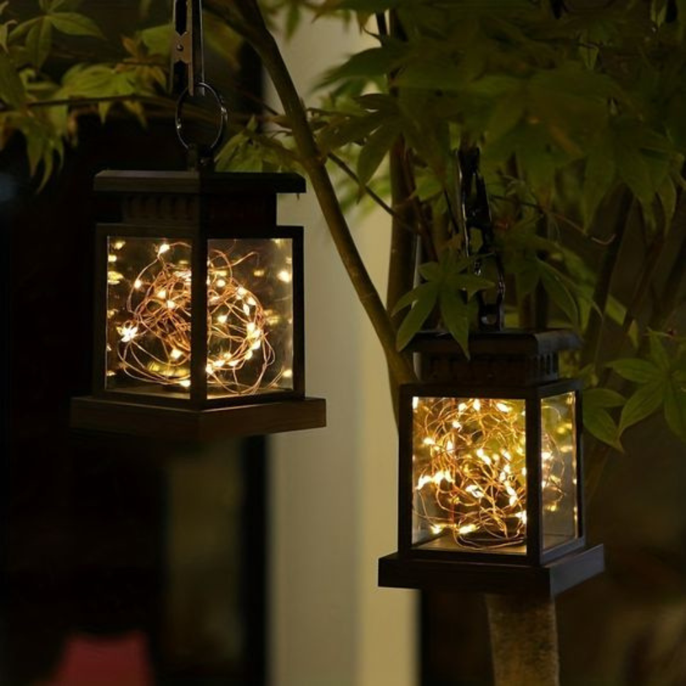 Solar Laterne Garten LED – Vintage Solarleuchte Außen, Warmweiß, Wetterfest (IP55) | Dekorative Gartenbeleuchtung ohne Kabel