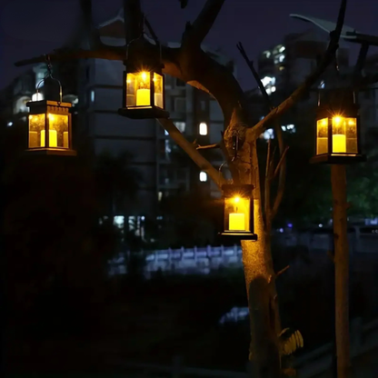Solar Laterne Garten LED – Vintage Solarleuchte Außen, Warmweiß, Wetterfest (IP55) | Dekorative Gartenbeleuchtung ohne Kabel