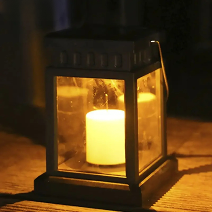 Solar Laterne Garten LED – Vintage Solarleuchte Außen, Warmweiß, Wetterfest (IP55) | Dekorative Gartenbeleuchtung ohne Kabel