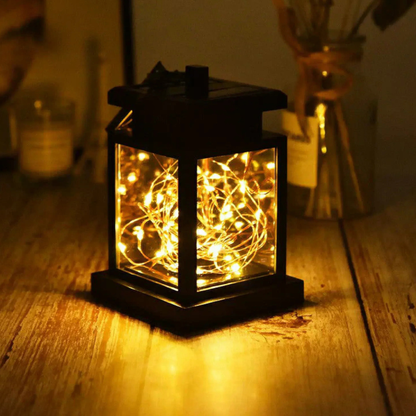 Solar Laterne Garten LED – Vintage Solarleuchte Außen, Warmweiß, Wetterfest (IP55) | Dekorative Gartenbeleuchtung ohne Kabel