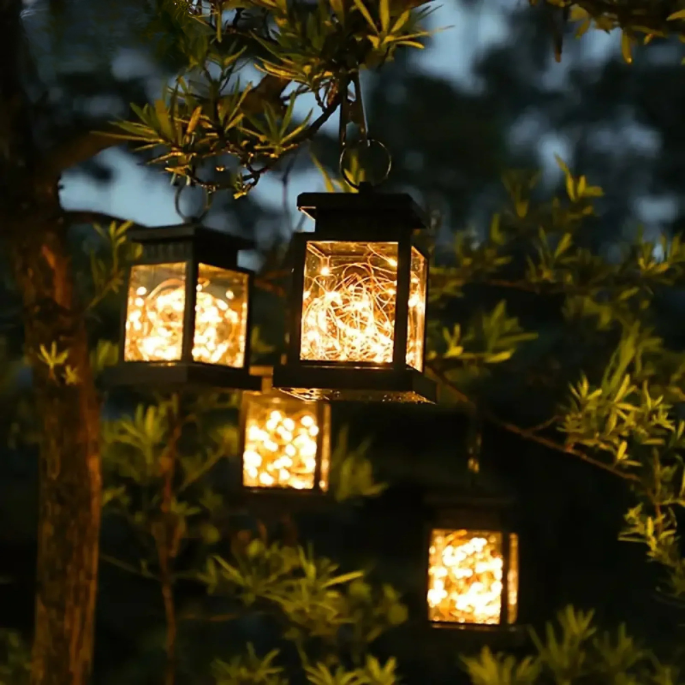 Solar Laterne Garten LED – Vintage Solarleuchte Außen, Warmweiß, Wetterfest (IP55) | Dekorative Gartenbeleuchtung ohne Kabel