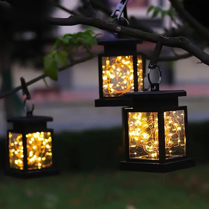 Solar Laterne Garten LED – Vintage Solarleuchte Außen, Warmweiß, Wetterfest (IP55) | Dekorative Gartenbeleuchtung ohne Kabel