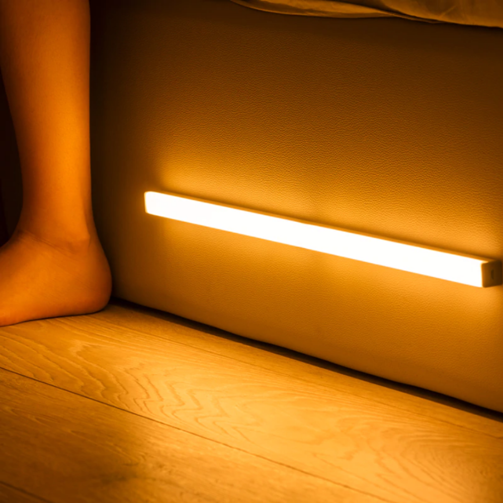 LED Bewegungsmelder Licht Kabellos – Unterbauleuchte mit Sensor, USB oder Batterie, Schrankbeleuchtung Warmweiß/Kaltweiß