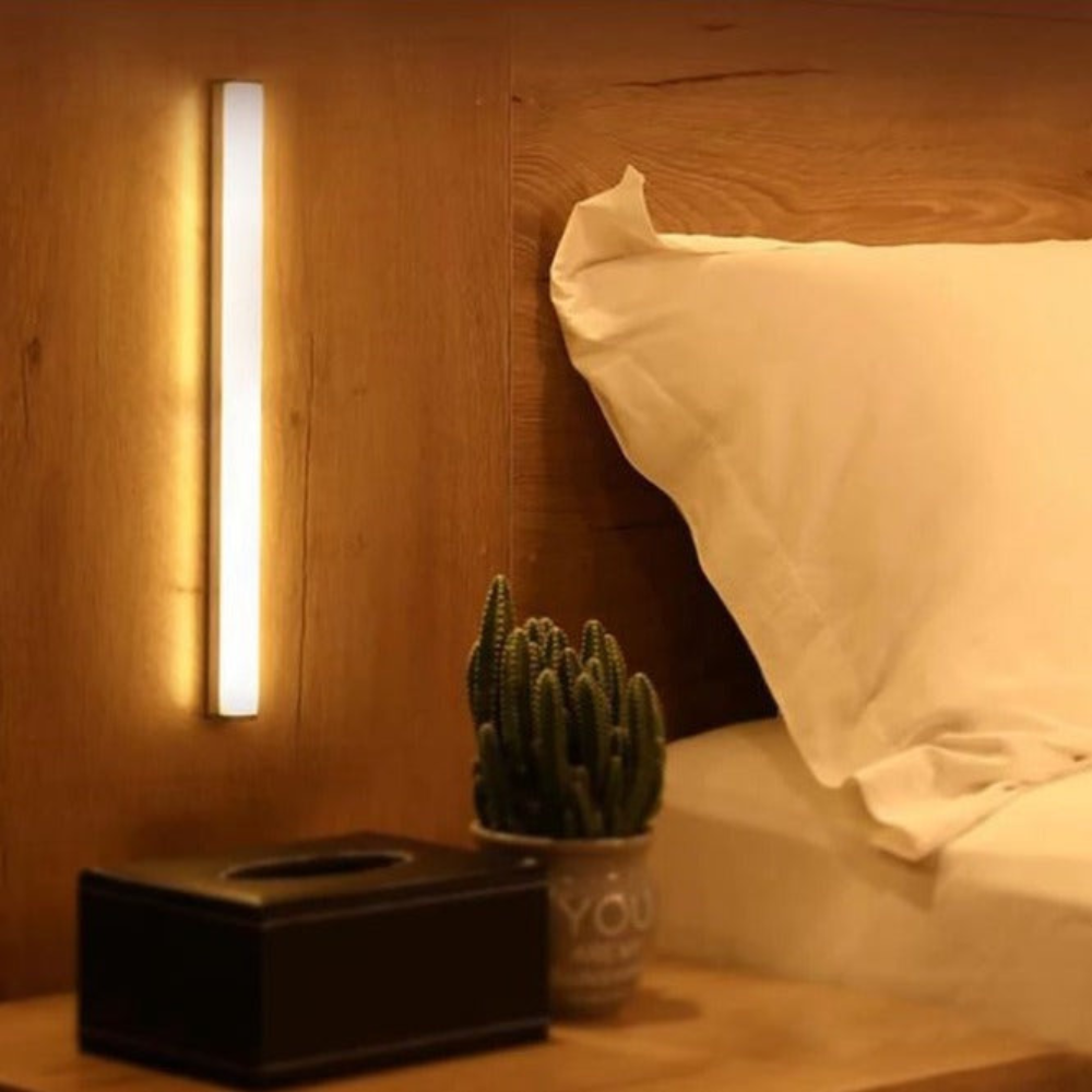 LED Bewegungsmelder Licht Kabellos – Unterbauleuchte mit Sensor, USB oder Batterie, Schrankbeleuchtung Warmweiß/Kaltweiß